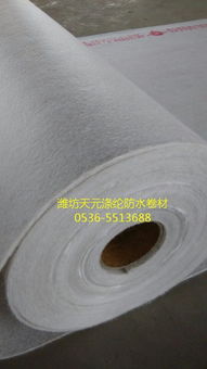 白色國標聚乙烯滌綸復(fù)合防水卷材